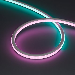 Лента герметичная SPI-WAVE-TOP-G200-18x15mm 12V RGB PX2 (26 W/m, IP54, 5m, wire x1) (Arlight, Вывод прямой, 3 года)