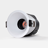 Светильник встраиваемый 12Вт 55° IP65 белый 3000К поворотный RC-D84-12-WH-WW65