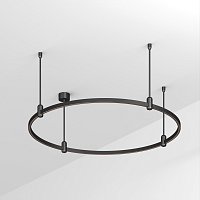 Основание ART-APRIORI-ROUND-ROD-400-R1000 (BK) (Arlight, IP20 Металл, 3 года)