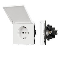 Механизм розетки влагозащищённый SCT-TENDO-MCP-SFPL-WH (230V, 16A) (Arlight, -)