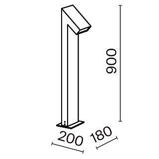 Ландшафтный светильник Guss 3000K 15Вт IP 65