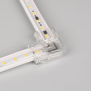 Коннектор угловой для ленты ARL-50000PV (15.5x6mm) прозрачный (Arlight, Пластик)