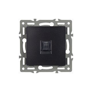 Механизм компьютерной розетки SCT-MPC1-PL-BK (RJ-45, CAT6) (Arlight, -)