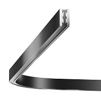 Радиусный коннектор для шинопровода Flarity черный