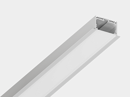 Встраиваемый алюминиевый профиль Design LED LE 6332, 2500 мм, белый, LE.6332-W-R