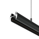 Шинопровод 3м подвесной круглый Basity, черный