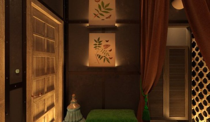 Акцентная подсветка с использованием светодиодных светильников Arlight, встроенных в пол