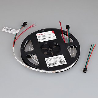 Светодиодная лента SPI-F72-7mm 24V RGB-PX6 (14.4 W/m, IP20, 3535, 5m) (Arlight, Открытый, IP20)