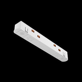 Коннектор питания прямой Exility белый