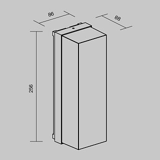 Настенный светильник (бра) Conf E27x1 15Вт IP 65