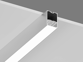 Подвесной/накладной алюминиевый профиль Design LED LS 4970, 2500 мм, анодированный, LS.4970-R