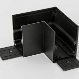 Коннектор угловой для накладного глубокого шинопровода SY-LINK, SY-LINK-CNLV-S1-BL