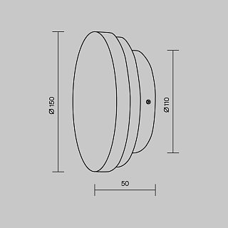Настенный светильник (бра) Basic Texture 2700-4000К 5Вт