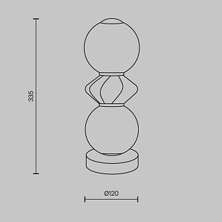 Настольный светильник Brosche 3000K 10Вт