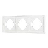 Рамка пластиковая FRM-TENDO-SFPL-3-WH (Arlight, -)