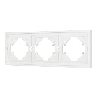 Рамка пластиковая FRM-TENDO-SFPL-3-WH (Arlight, -)