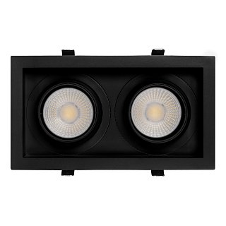 Светильник MS-VORTEX-BUILT-S250x140-2x30W Day4000 (BK-BK, 50 deg, 230V) (Arlight, IP20 Металл, 5 лет)