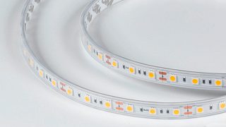 Светодиодная лента 14.4Вт 12В IP65 теплое свечение белое, DSG560-12-WW-65