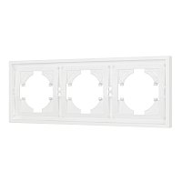 Рамка пластиковая FRM-TENDO-SFPL-3-WH (Arlight, -)