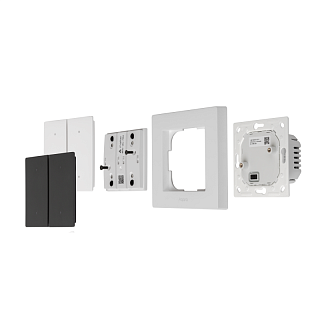 Умный настенный выключатель H2 (2 кнопки, 1 канал) | Aqara Light Switch H2 EU