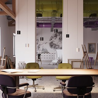 Подвесной светильник Polar GX53 1x12Вт