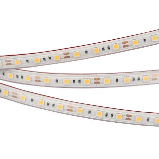 Светодиодная лента герметичная RTW-PS-B60-12mm 12V Warm3000 (14.4 W/m, IP67, 5060, 5m) (Arlight, 14.4 Вт/м, IP67)