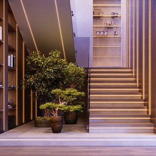 Светодиодная лента герметичная VELA-M240-2.5x6mm 24V Warm2400 (5 W/m, IP65, 5m) (Arlight, узкая)