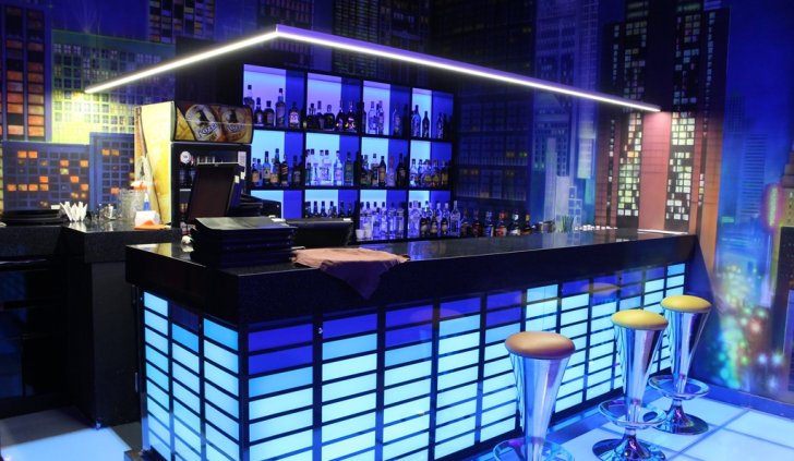 Светодиодная подсветка барной стойки со светодинамическими эффектами