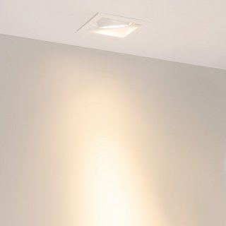 Светильник MS-VORTEX-BUILT-S117x117-20W Warm3000 (WH-WH, 20 deg, 230V) (Arlight, IP20 Металл, 5 лет)