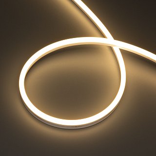 Лента герметичная HALO-SIDE-A160-06x13mm 24V Warm3000 (10 W/m, IP67, 5m, wire x1) (Arlight, Вывод прямой, 3 года)