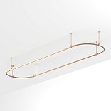 Основание ART-APRIORI-OVAL-ROD-400-4000x1000 (GD) (Arlight, IP20 Металл, 3 года)