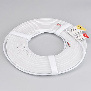 Лента герметичная MOONLIGHT-SIDE-A120-06x12mm 24V Day4000 (9.6 W/m, IP65, 5m, wire x2) (Arlight, Вывод прямой, 3 года)