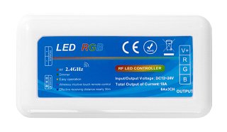 RGB-контроллер ELF T2.4G, 12/24В, 6A/канал