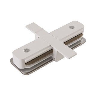 Коннектор прямой Unity встраиваемый белый