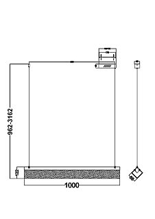Подвесной светильник Petra 3000К 35Вт