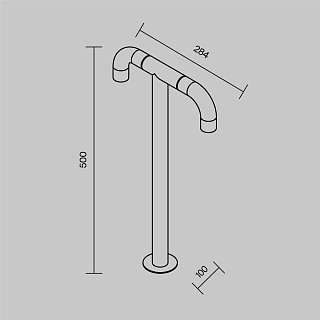Ландшафтный светильник Sleek 3000К 4Вт IP 65
