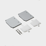 Заглушки для встраиваемого трека ECS-SY белый, алюминий, ECS-SY-CL-2-W