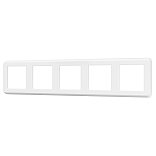 Рамка пластиковая FRM-VERSA-PL-5-WH (Arlight, -)