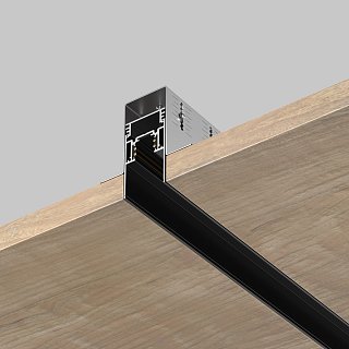 Крепеж для установки шинопровода Gravity в деревянный потолок