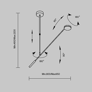 Потолочный светильник Fad 3000К 8Вт