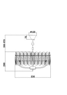 Подвесной светильник Suite E14х6