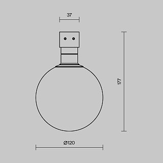 Уличный трековый светильник Luna Elasity IP 3000K 9Вт 180° белый