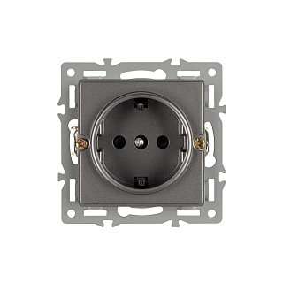 Механизм электрической розетки SCT-GP-MEU-PL-GR (250V, 16A) (Arlight, -)