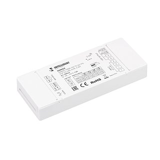 INTELLIGENT ARLIGHT Диммер SMART-PWM-102-72-SH-PS-SUF (12-48V, 2x7A, 2.4G) (IARL, IP20 Пластик, 5 лет)
