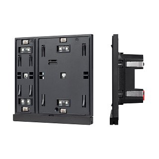 INTELLIGENT ARLIGHT Механизм панели KNX-302-22-IN Black (Bus) (IARL, IP20 Пластик, 2 года)