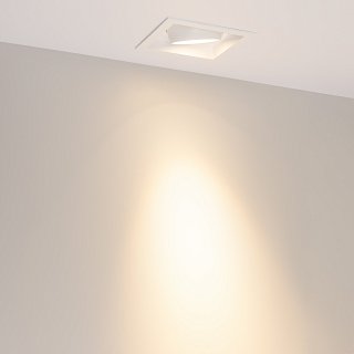 Светильник MS-VORTEX-BUILT-S140x140-30W Warm3000 (WH-WH, 30 deg, 230V) (Arlight, IP20 Металл, 5 лет)