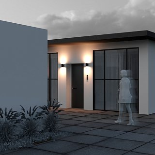 Настенный светильник (бра) Shim 3000К 10Вт IP 65