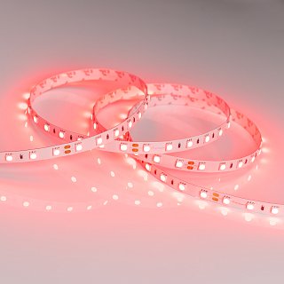 Светодиодная лента RT 2-5000 24V Red 2x (5060, 300 LED, LUX) (Arlight, 14.4 Вт/м, IP20)
