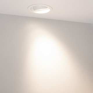 Светильник MS-VORTEX-BUILT-R110-20W Day4000 (WH-WH, 40 deg, 230V) (Arlight, IP20 Металл, 5 лет)