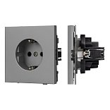 Механизм электрической розетки SCT-TENDO-MEU1-PL-GR (230V, 16A) (Arlight, -)